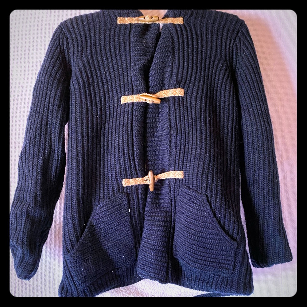 Dark blue winter coat